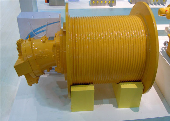 8-48mm Rope Diameter Hydraulic Crane Winch 500mm-3000mm Drum Diameter