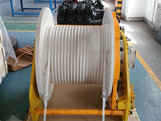 Large Tonnage Hydraulic Crane Winch Stable Rope Arrangement