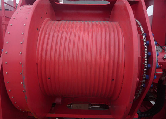 Customized Lebus Drum Grooved Sleeves Red For Wire Rope Winch