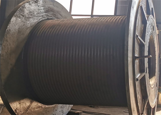 Super Large 5000mm Diameter Lebus Grooved  Winch Drum For Oilfield Winch