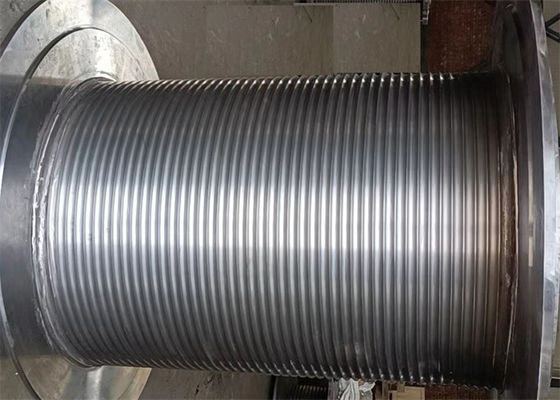 Non Standard Customization Tower Crane Lifting Rope Winch Drum With Lebus Grooves