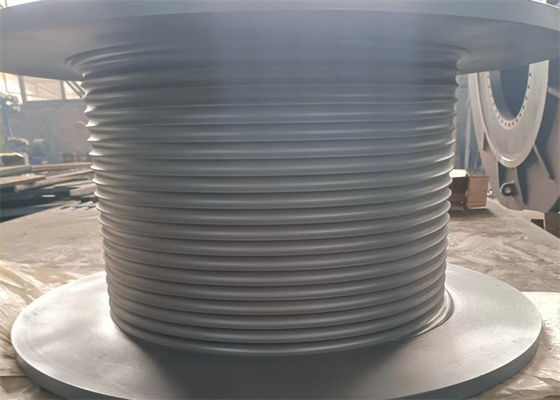 Customizable Grooved Winch Drum For 1-30 Tons Rope Capacity And 5-80 Groove Number