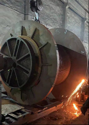 Lbs 0.1-0.5 Inch Grooved Winch Drum For Tower Crane