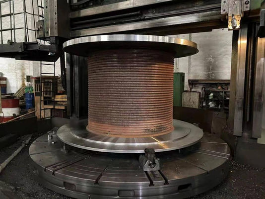 Lbs 0.1-0.5 Inch Grooved Winch Drum For Tower Crane