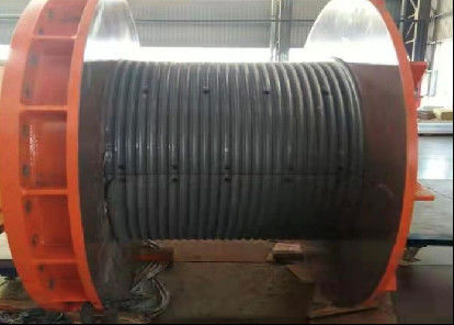 Crane Grooved Drum Sleeves Double Fold Rope For Marine Wind Power Equipment