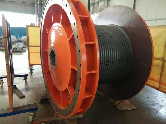 Crane Grooved Drum Sleeves Double Fold Rope For Marine Wind Power Equipment