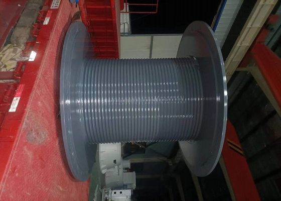 3000m Lebus Grooved Rope Winch Drum 100mm-2500mm Steel Or Nylon For Crane