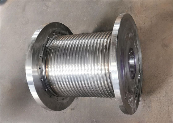 Lebus Or Spiral Grooved Winch Drum For Storing And Lifting Steel Wire Ropes