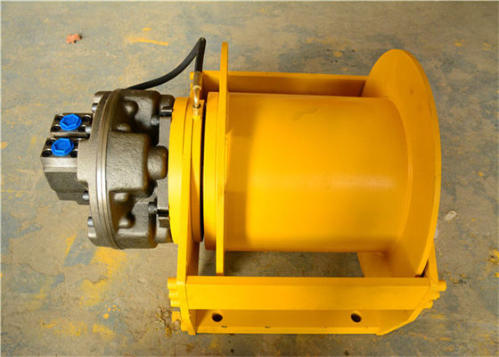CCS Approval Smooth Drum 10 KN Hydraulic Crane Winch For Mining