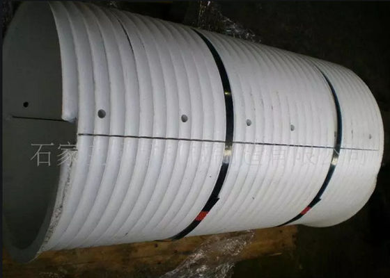 CCS Certification  Electric Marine Winch Drum With Lebus Sleeves 480mm Diameter