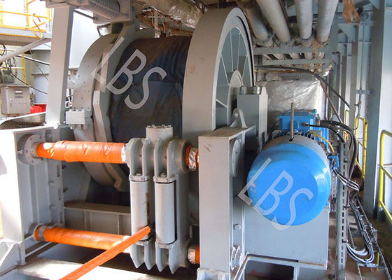 Large Size 35Ton Wire Rope Winch With Spooling Device Oil Mill Use