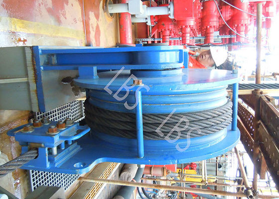 Offshore Equipment Electric Power 100m Wire Rope Winch Drum With Grooves