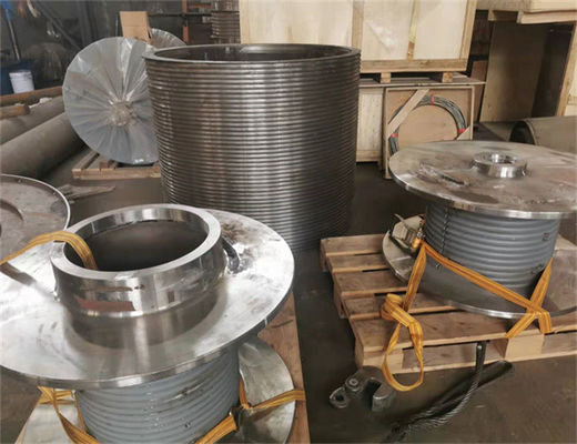 Split Half Alloy Steel Drum Sleeves With Lebus Grooving For Electirc Winch