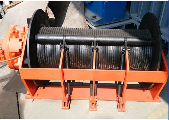 Costomized Lebus Grooves Hydraulic Winch For 10 Ton Ship Fishing In Marine Lifting