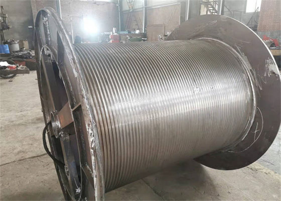 Marine 18mm Cable Winch Drum Hot Dip Galvanized Alloy Steel