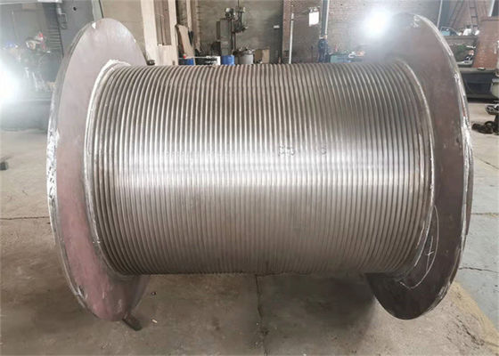 Marine 18mm Cable Winch Drum Hot Dip Galvanized Alloy Steel