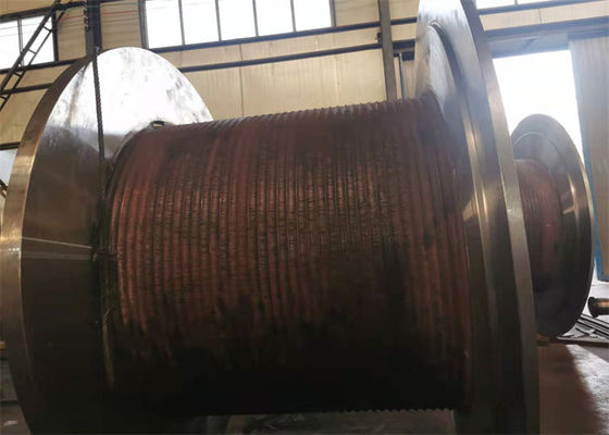 1200mm Diameter Cylinder Lbs Grooved Cable Drum Cable Steel Q335b Material