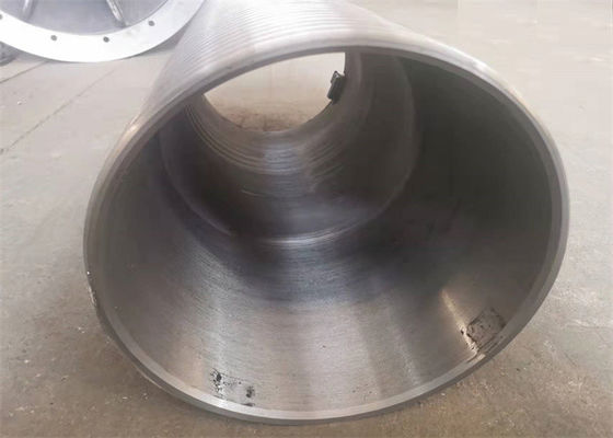 Pair Of Non Standard Grooved Cable Drum Custom Crane Sleeves Lebus