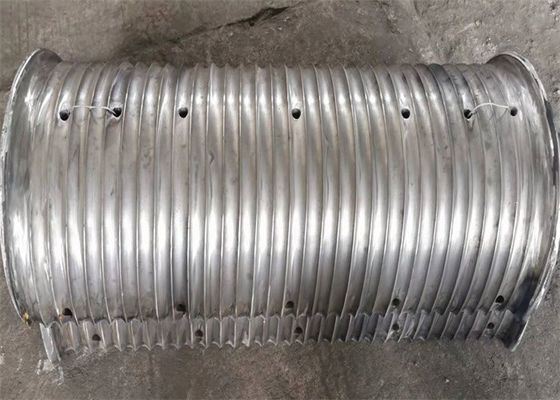 Lifting Crane And Pulling Equipment Cable Winch Drum With Lebus Sleeves