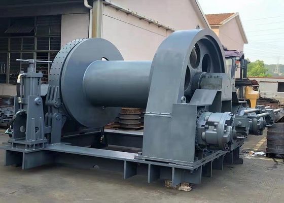 23 Tons Hydraulic Crane Winch Belt Or Caliper Type Brake Rexroth Reducer