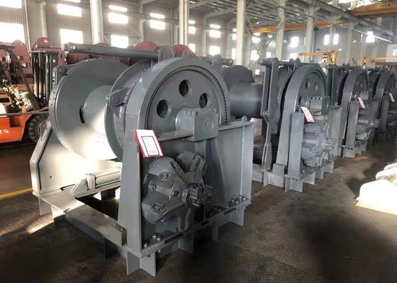 23 Tons Hydraulic Crane Winch Belt Or Caliper Type Brake Rexroth Reducer