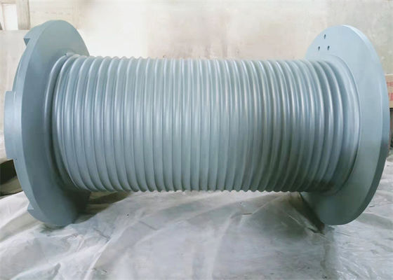 Shipyard Lebus Grooved Winch Drum For Lifting Equipment