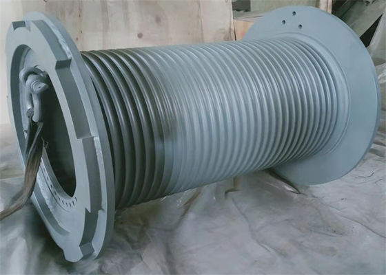 Shipyard Lebus Grooved Winch Drum For Lifting Equipment